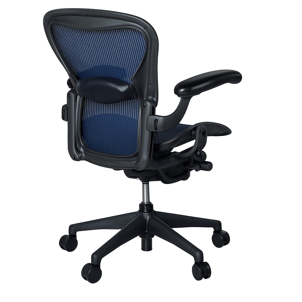 Herman Miller Aeron Classic Graphite / Blue (Refurbished) - Image 3